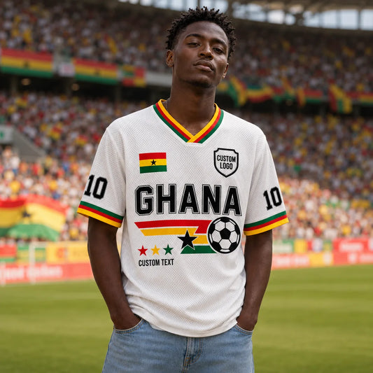 Custom Ghana Soccer Jersey Shirt