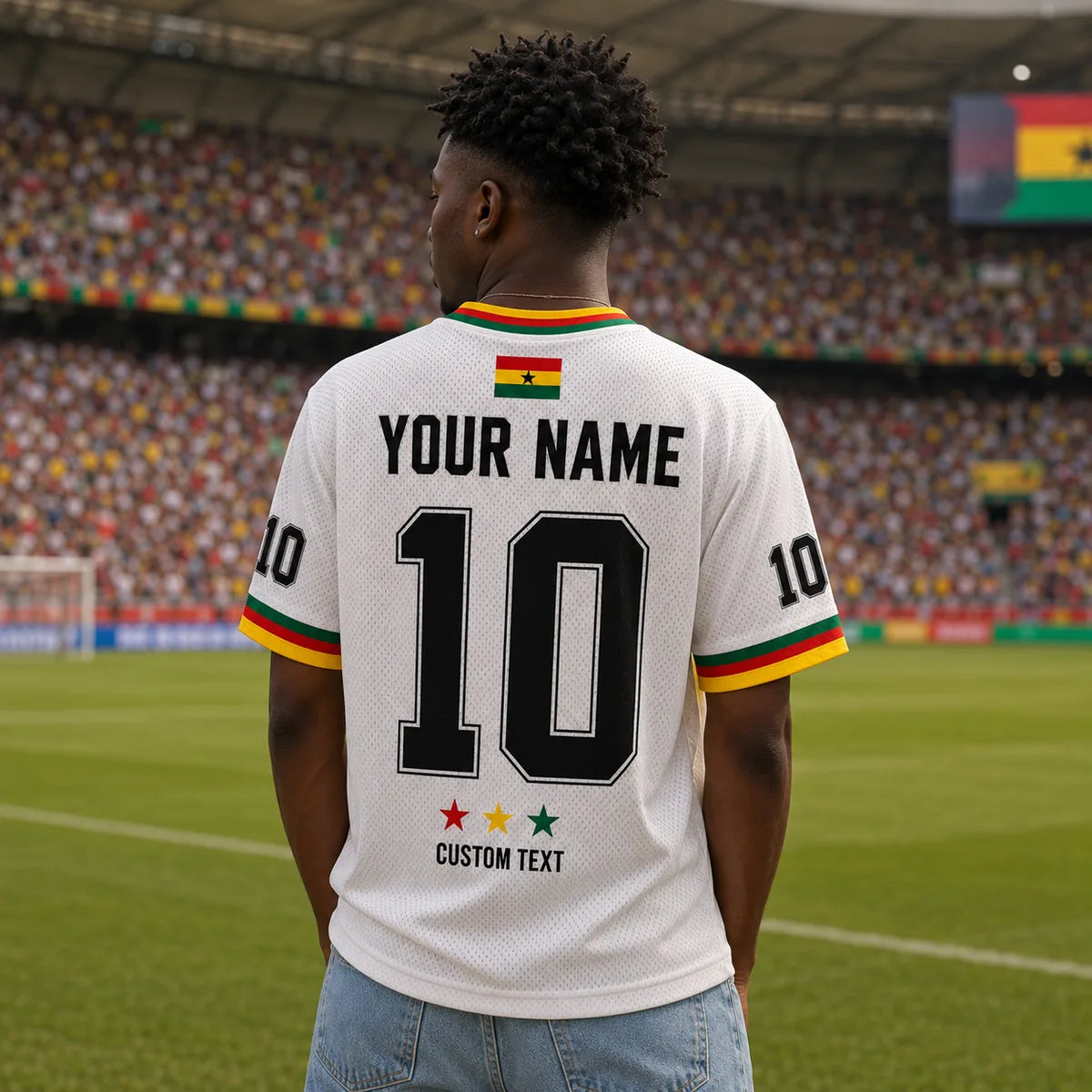 Custom Ghana Soccer Jersey Shirt