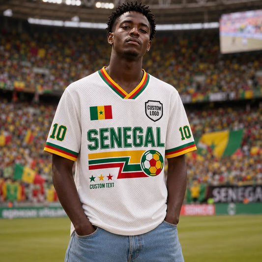 Custom Senegal Soccer Jersey Shirt