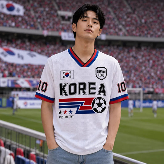 Custom South Korea Soccer Jersey Shirt