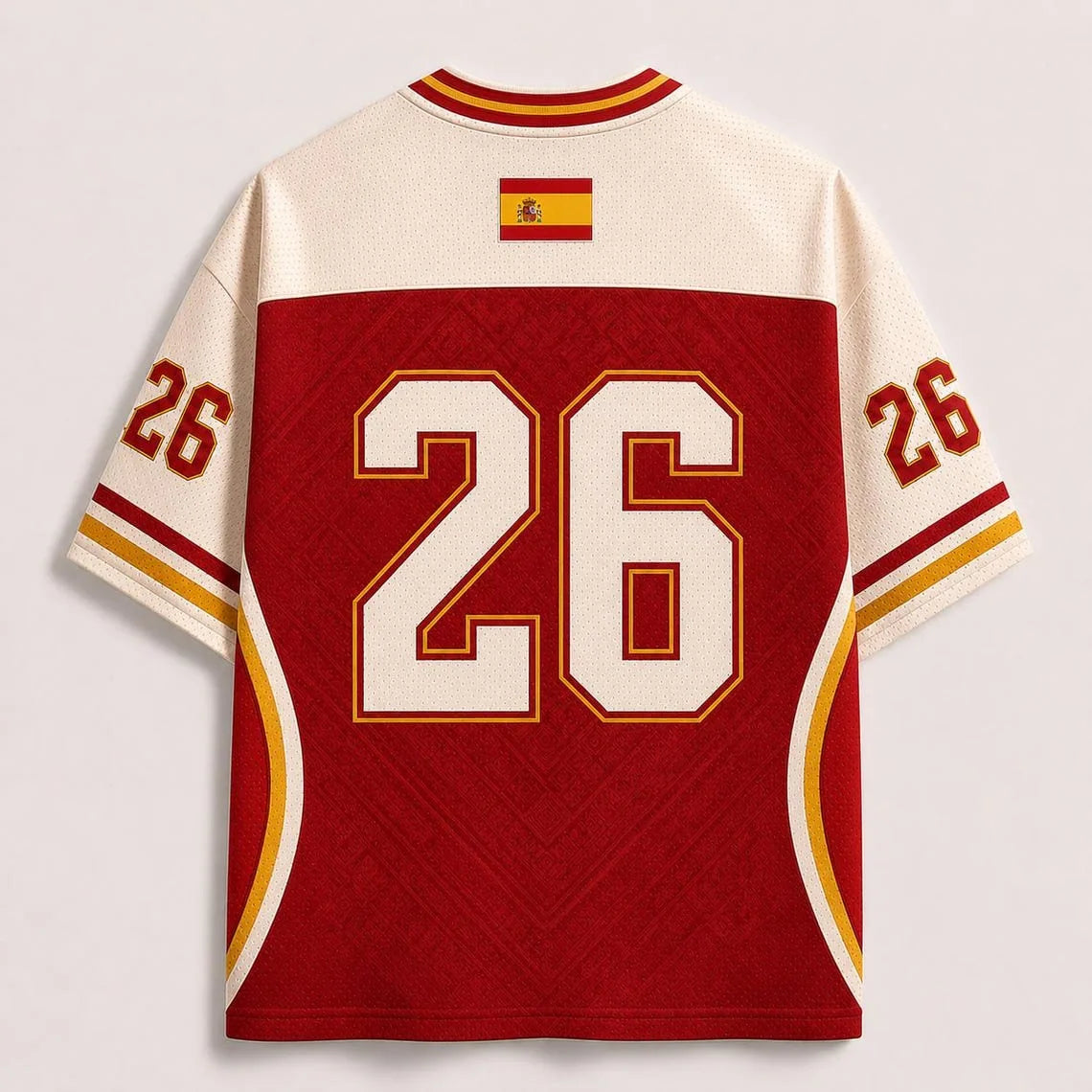 Custom Spain Soccer Jersey