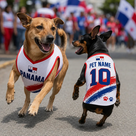 Personalized Panama Pet Soccer Jersey