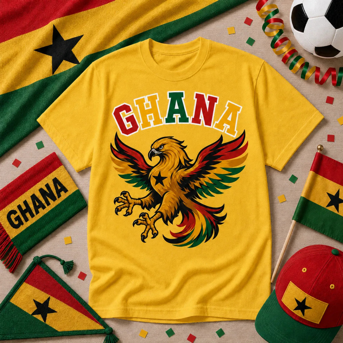 Ghana Soccer T-Shirt 2026