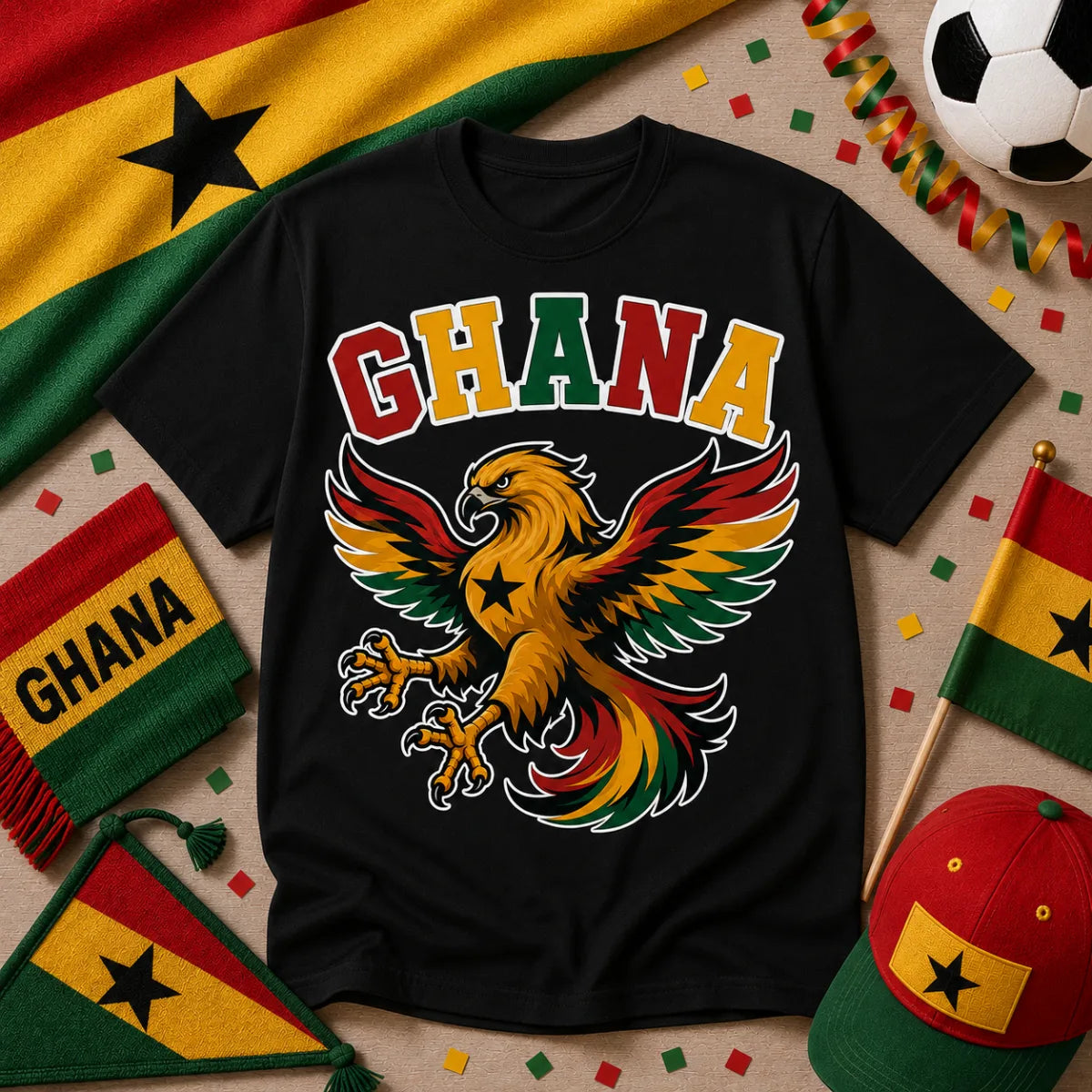Ghana Soccer T-Shirt 2026