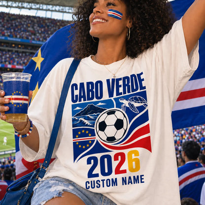 Cabo Verde Soccer Fan 2026 T-Shirt