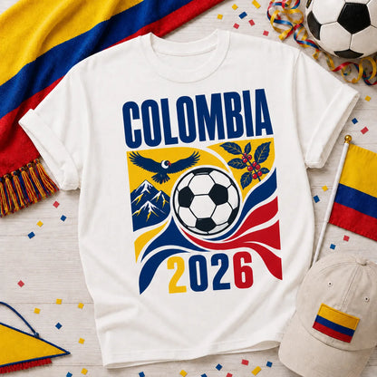 Colombia Soccer Fan 2026 T-Shirt