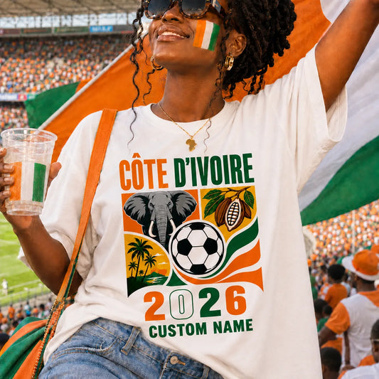 Côte d'Ivoire 2026 Soccer Fan T-Shirt