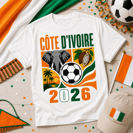 Côte d'Ivoire 2026 Soccer Fan T-Shirt