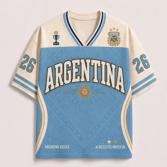Custom Argentina Soccer Jersey