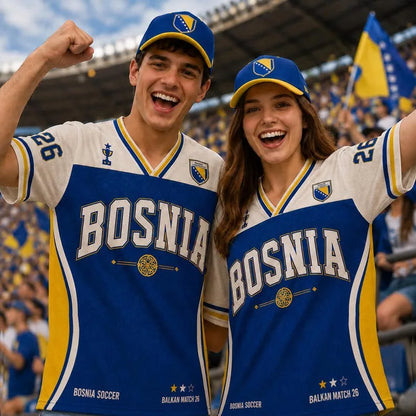 Custom Bosnia Soccer Jersey
