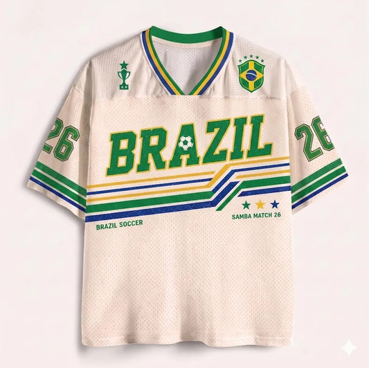 Custom Brazil Soccer Jersey
