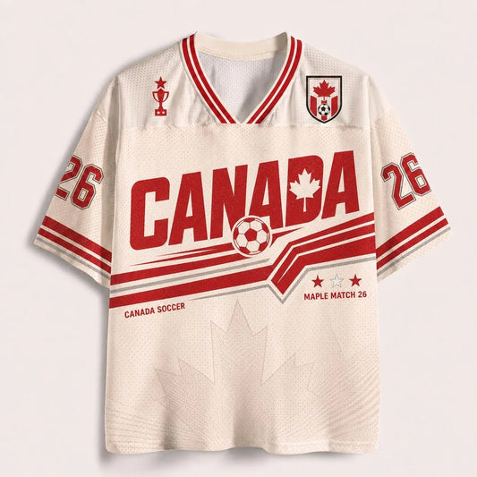 Custom Canada Soccer Jersey