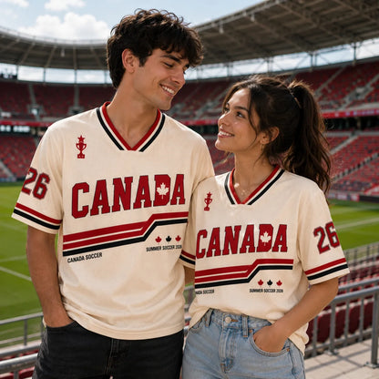Custom Canada Soccer Jersey Shirt