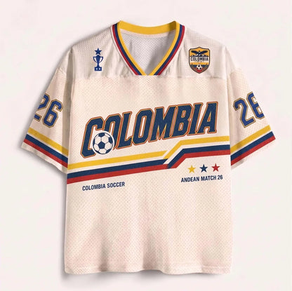 Custom Colombia Soccer Jersey