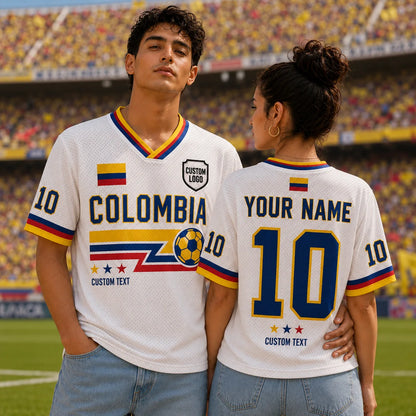 Custom Colombia Soccer Jersey Shirt