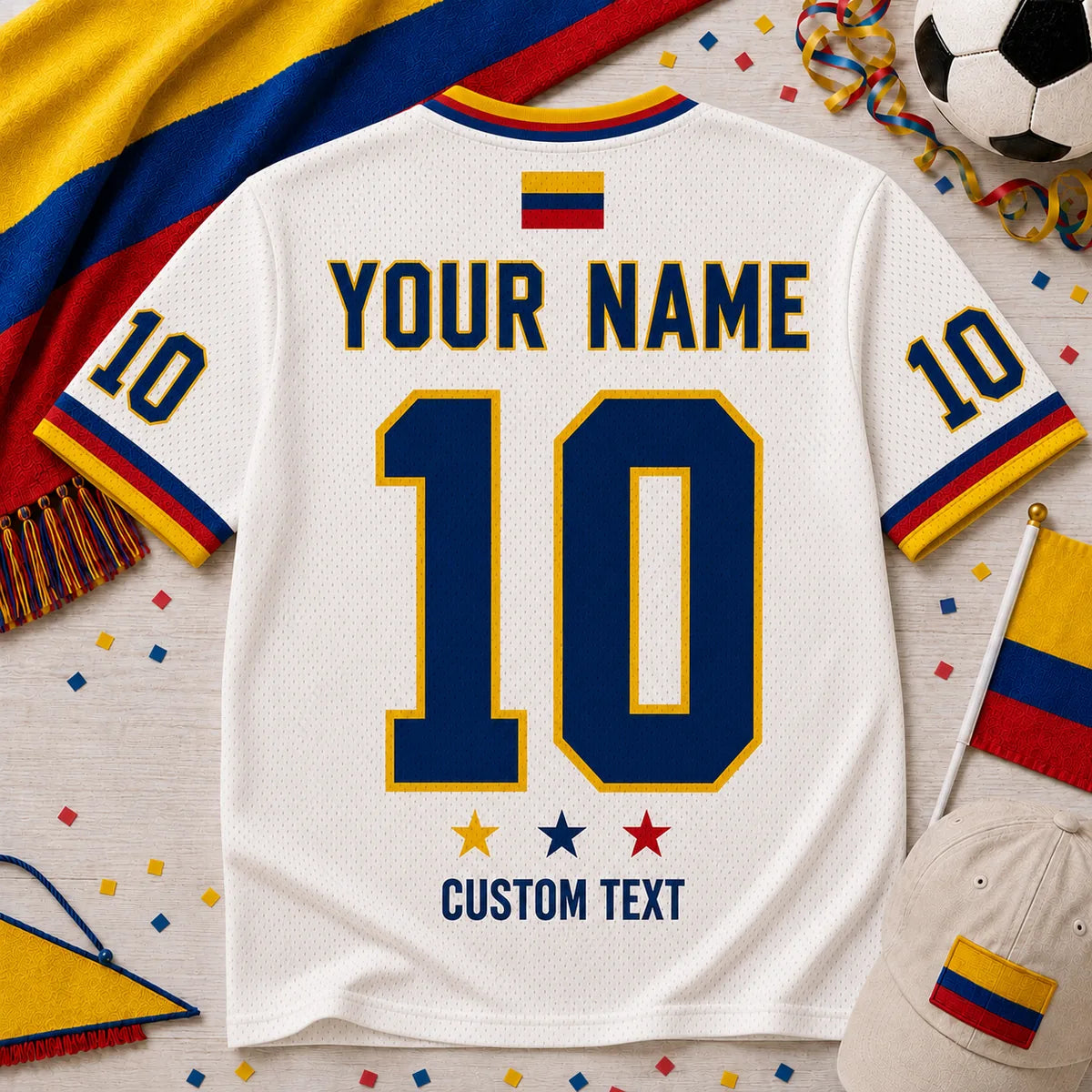 Custom Colombia Soccer Jersey Shirt