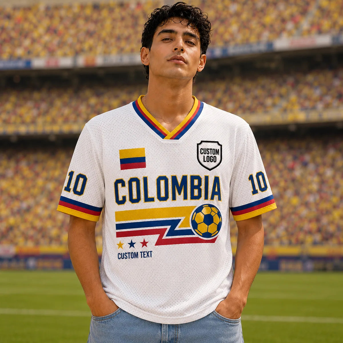 Custom Colombia Soccer Jersey Shirt