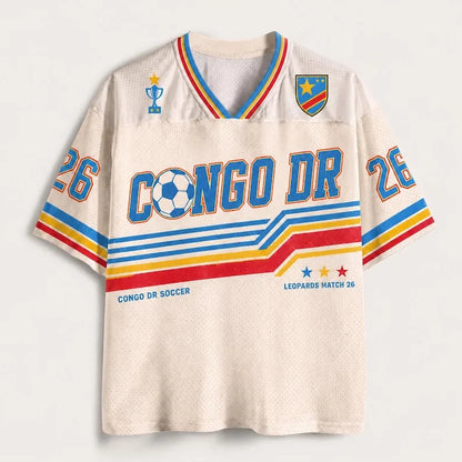 Custom Congo DR Soccer Jersey