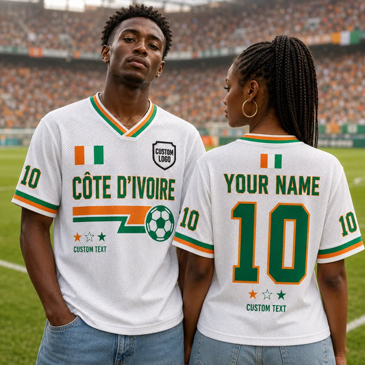 Custom Côte d'Ivoire Soccer Jersey Shirt