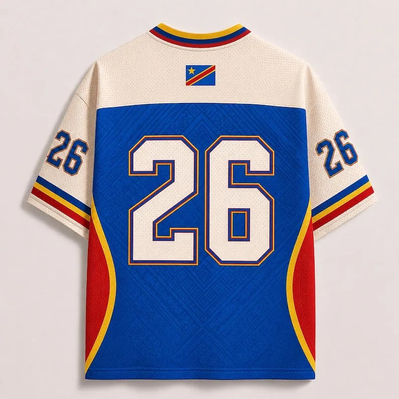 Custom DR Congo Soccer Jersey