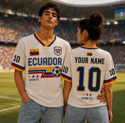 Custom Ecuador Soccer Jersey Shirt