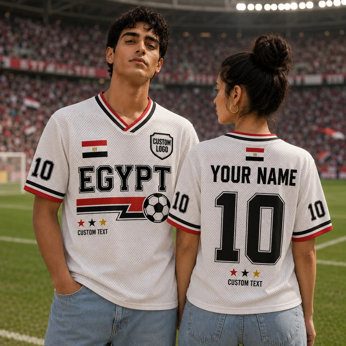 Custom Egypt Soccer Jersey Shirt