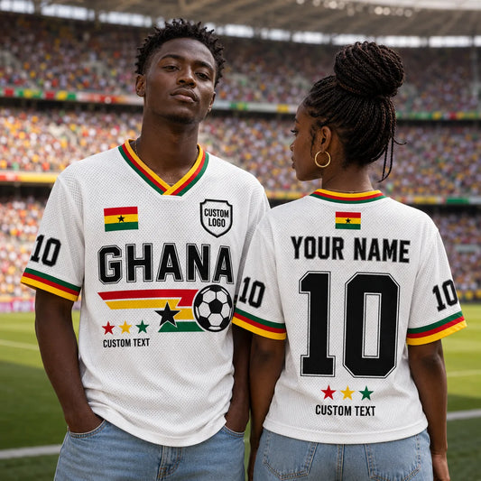 Custom Ghana Soccer Jersey Shirt