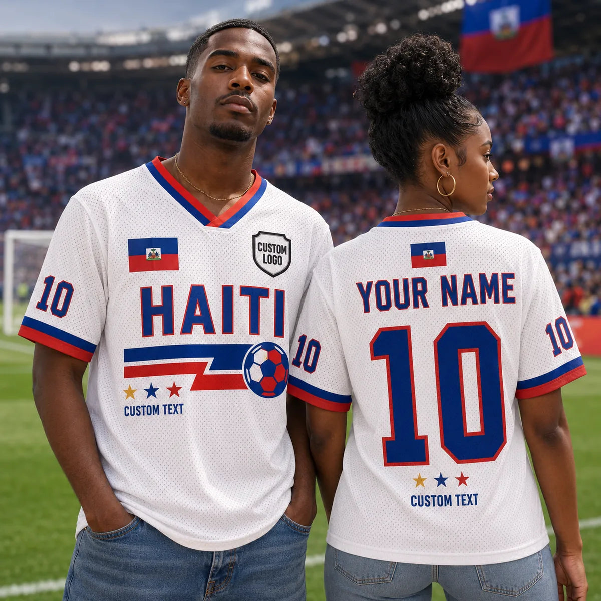 Custom Haiti Soccer Jersey Shirt