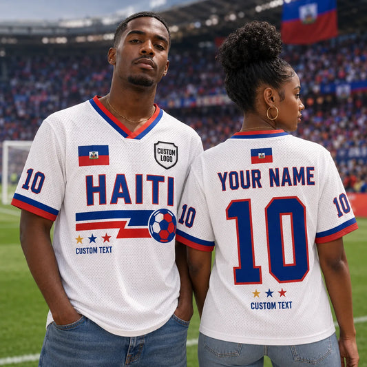 Custom Haiti Soccer Jersey Shirt