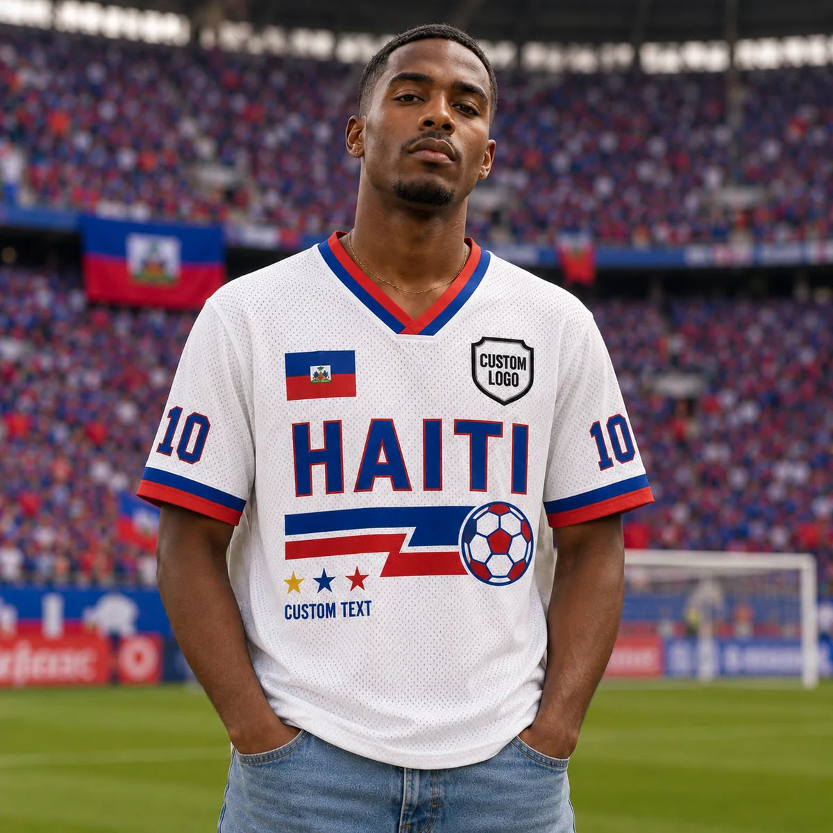 Custom Haiti Soccer Jersey Shirt