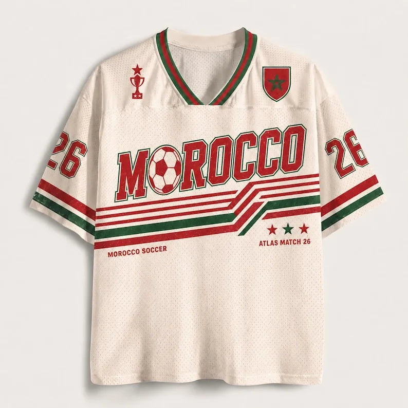 Custom Morocco Soccer Jersey