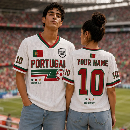 Custom Portugal Soccer Jersey Shirt