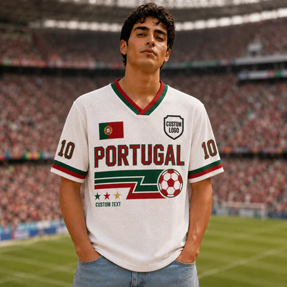 Custom Portugal Soccer Jersey Shirt