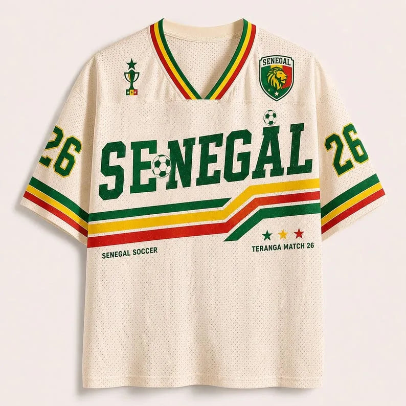 Custom Senegal Soccer Jersey