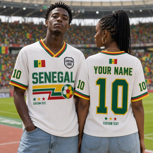 Custom Senegal Soccer Jersey Shirt