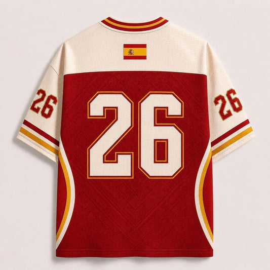 Custom Spain Soccer Jersey