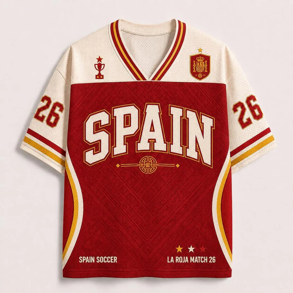 Custom Spain Soccer Jersey