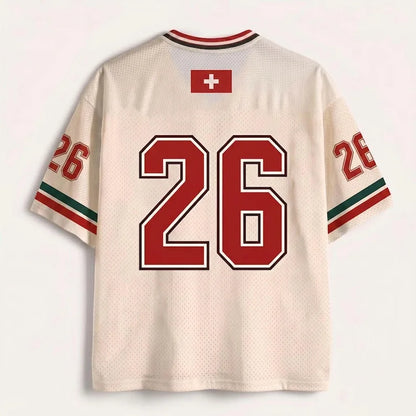Custom Switzerland Soccer Jersey