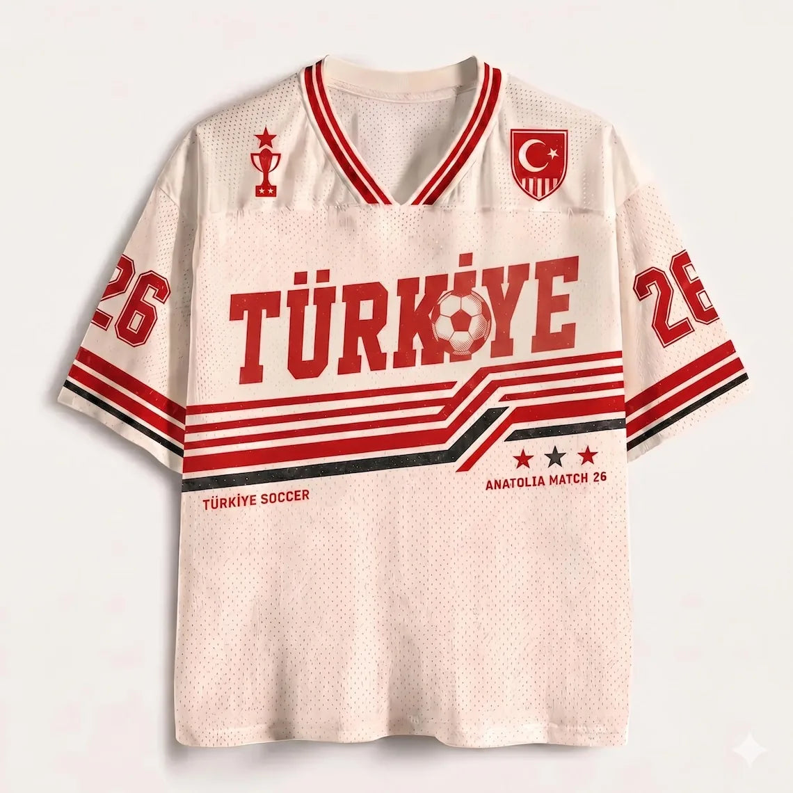 Custom Türkiye Soccer Jersey