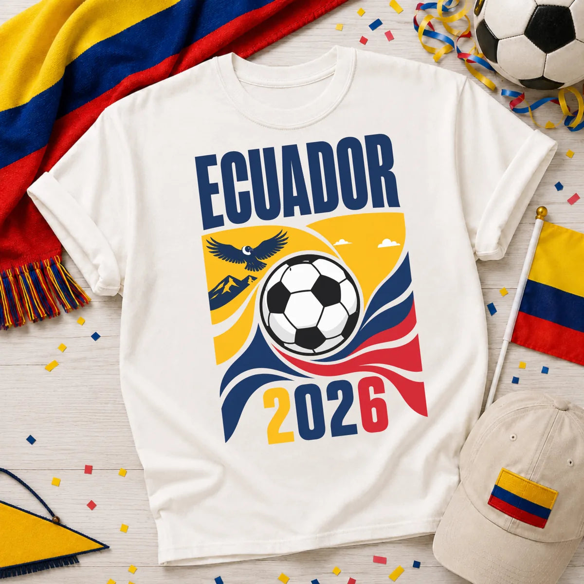 Ecuador 2026 Soccer Fan T-Shirt