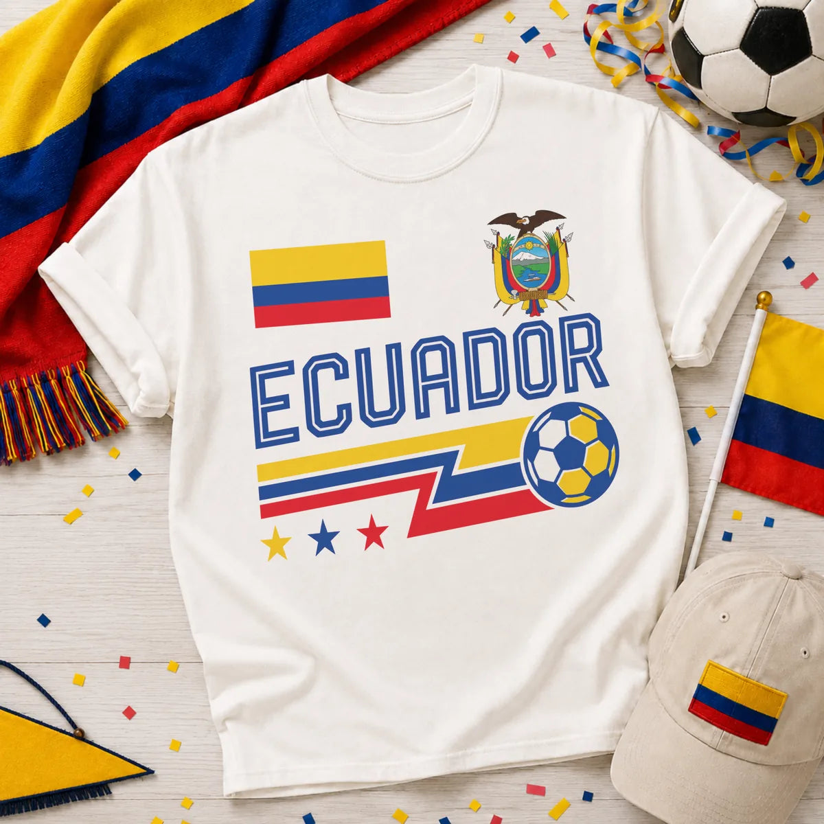 Ecuador Soccer Fan 2026 T-Shirt