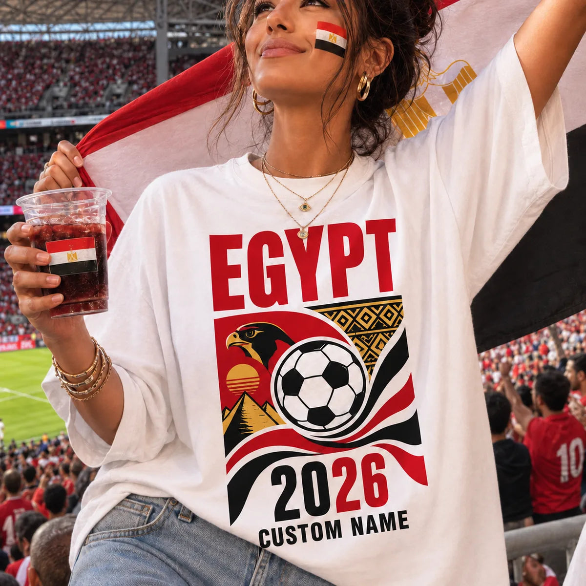 Egypt 2026 Soccer Fan T-Shirt