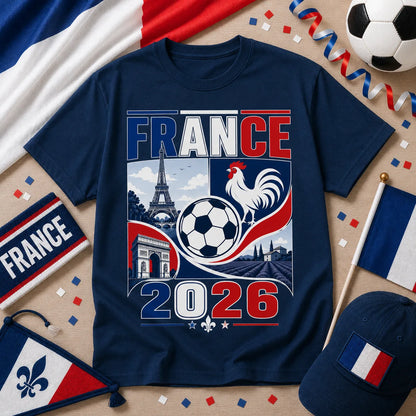 France Soccer Fan 2026 T-Shirt