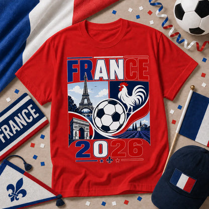 France Soccer Fan 2026 T-Shirt