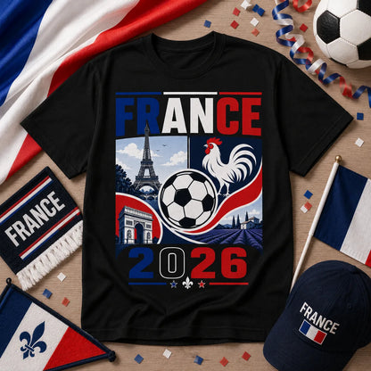 France Soccer Fan 2026 T-Shirt