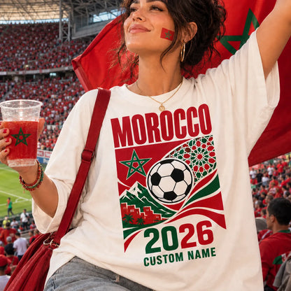 Morocco 2026 Soccer Fan T-Shirt