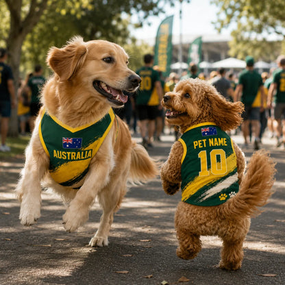 Personalized Australia Pet Soccer Jersey