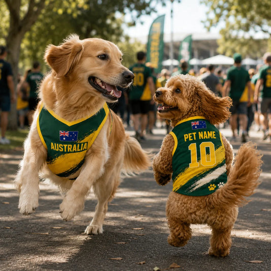 Personalized Australia Pet Soccer Jersey