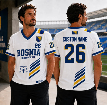 Personalized Bosnia And Herzegovina Soccer Jersey