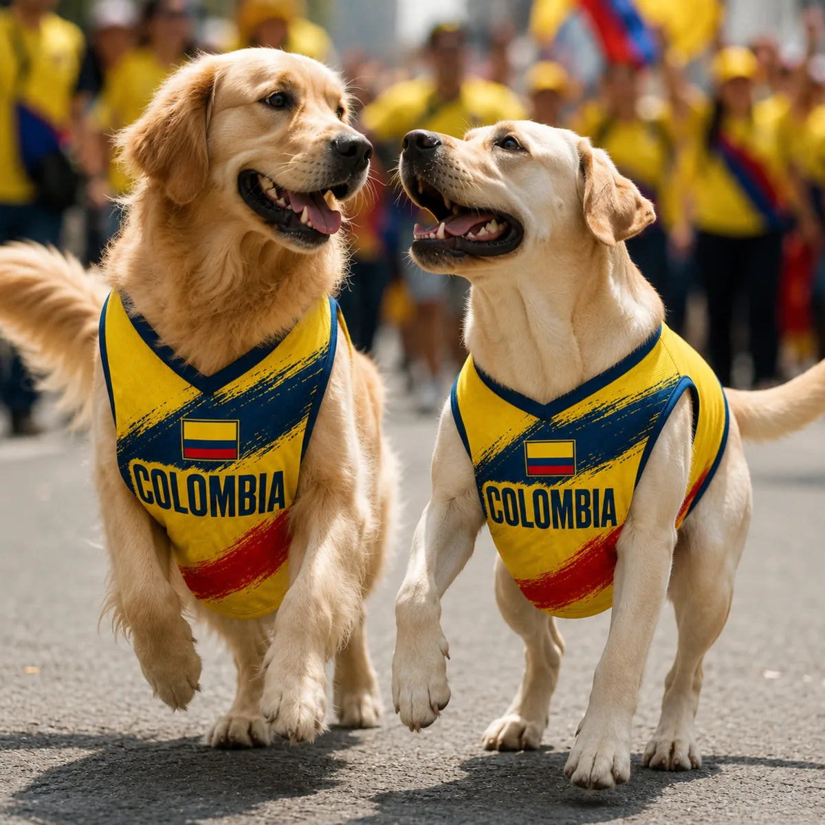 Personalized Colombia Pet Soccer Jersey